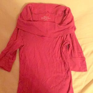 Express sexy basic cowl neck tee